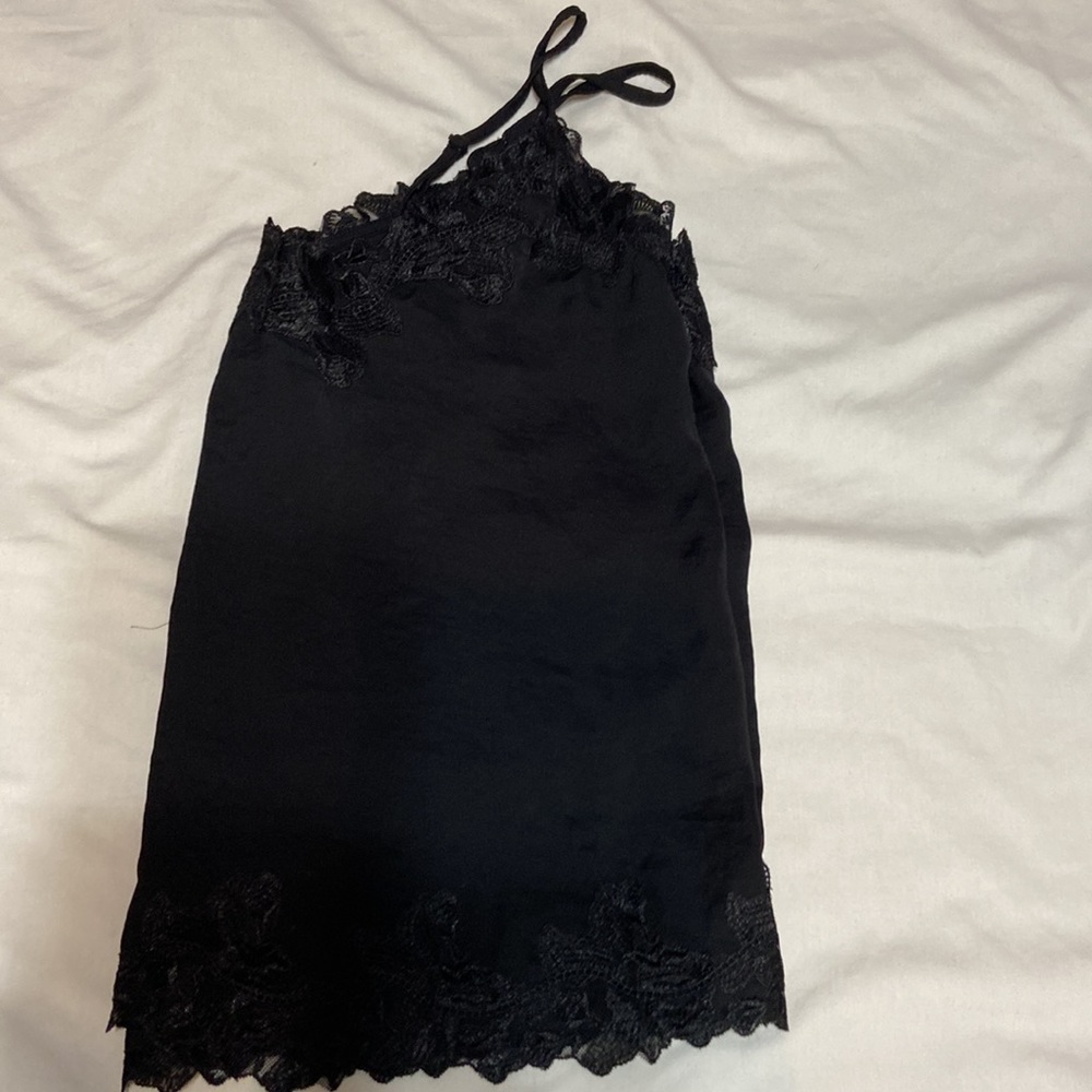 Forever 21 Camisole Blacklace nylon & spaghetti straps blacklace Small - Picture 5 of 6